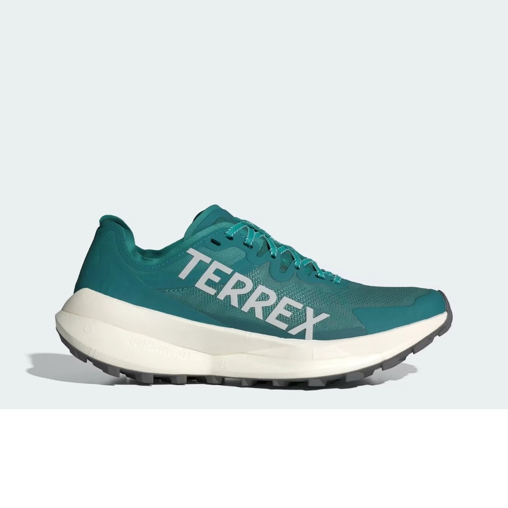 NIB adidas Women Terrex Agravic Speed Trail Running Shoes JR5246 Teal